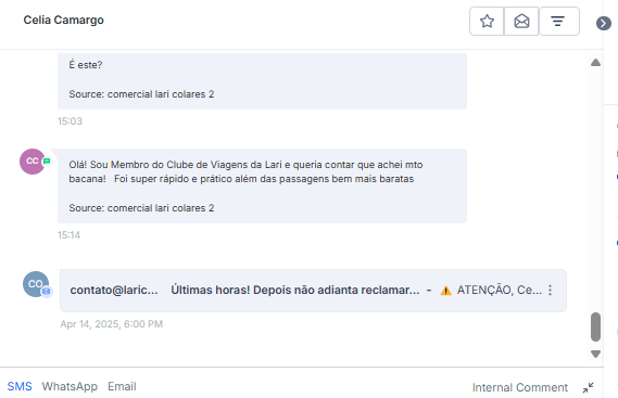 Sistema funcionando no período noturno